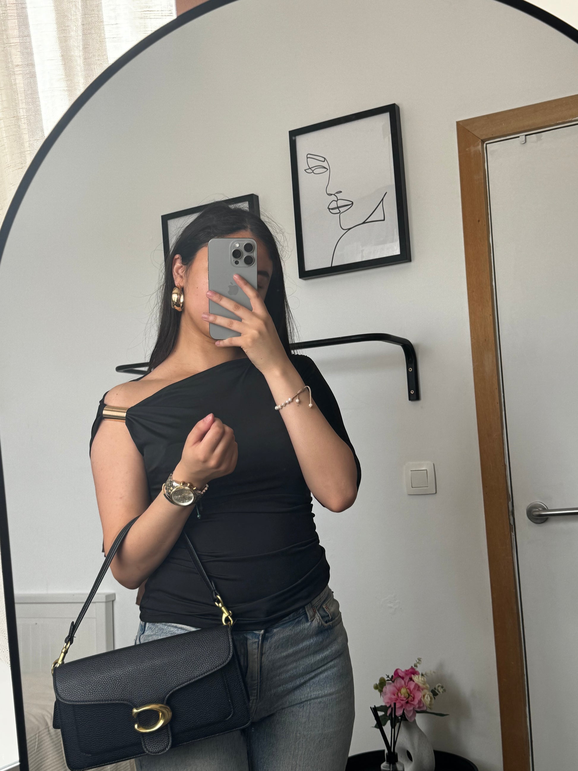 Haut modesse noir