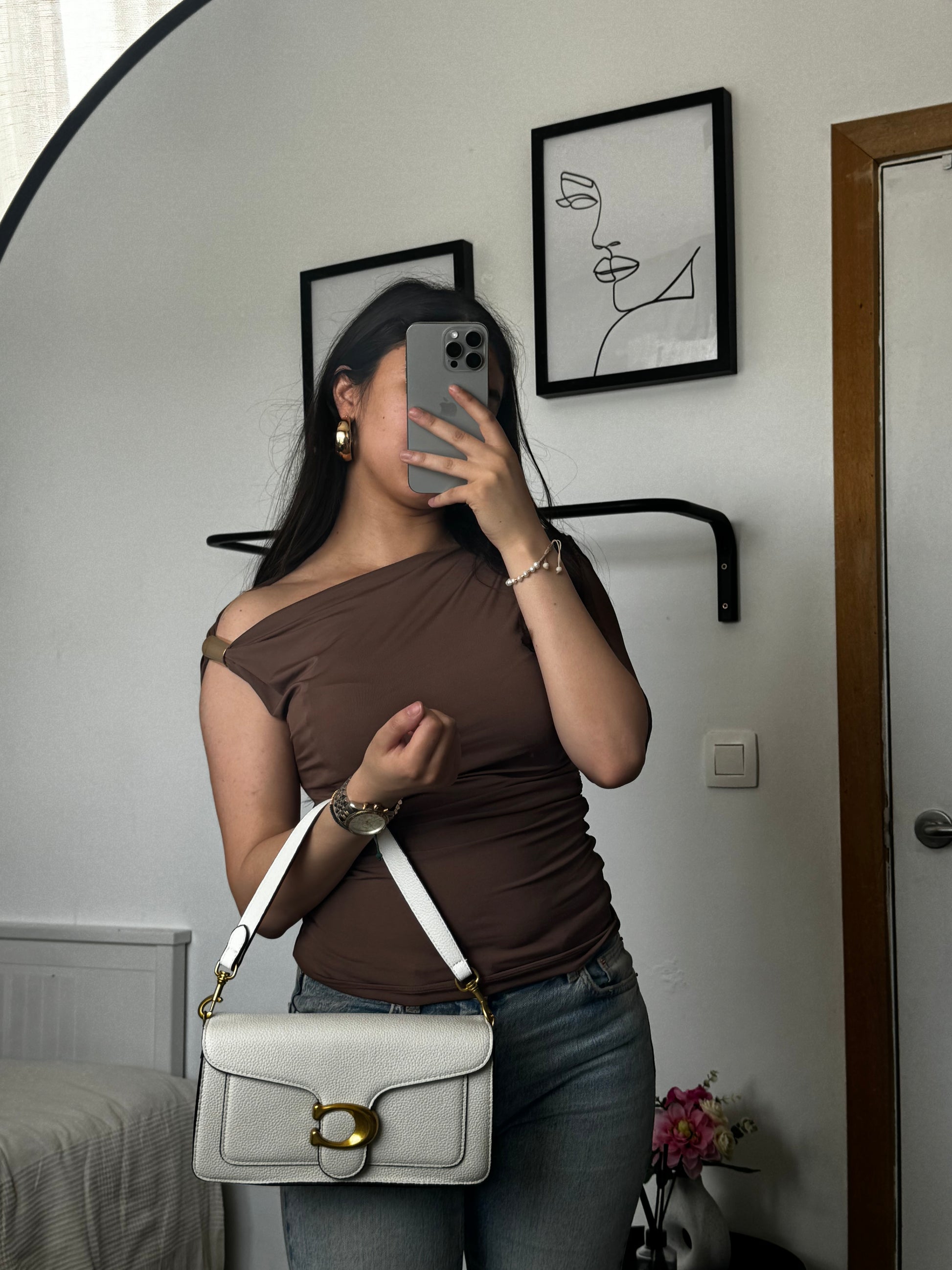 Haut modesse marron